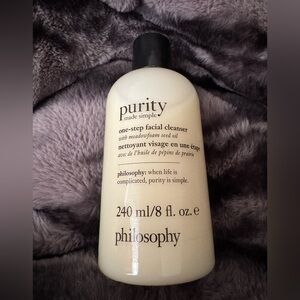 Philosophy Purity Cleanser - Cream with Black Text